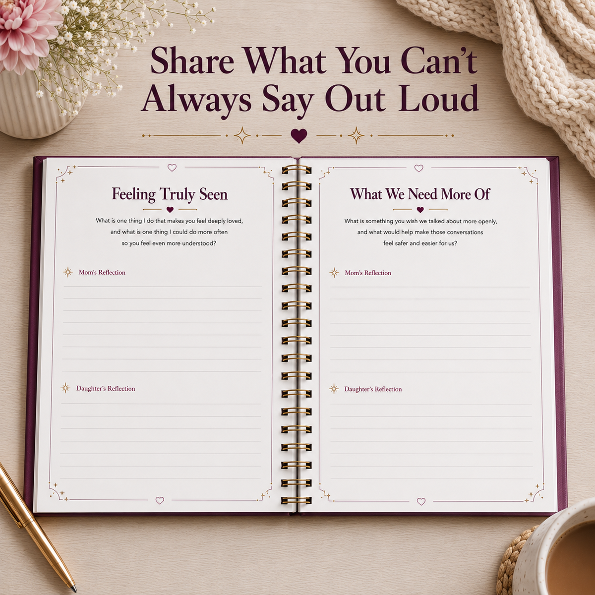 Can We Talk™ Mother & Daughter Journal