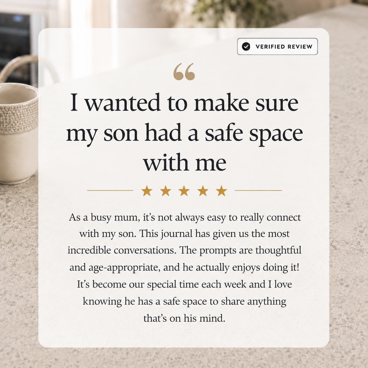 Can We Talk™ Mother & Son Journal