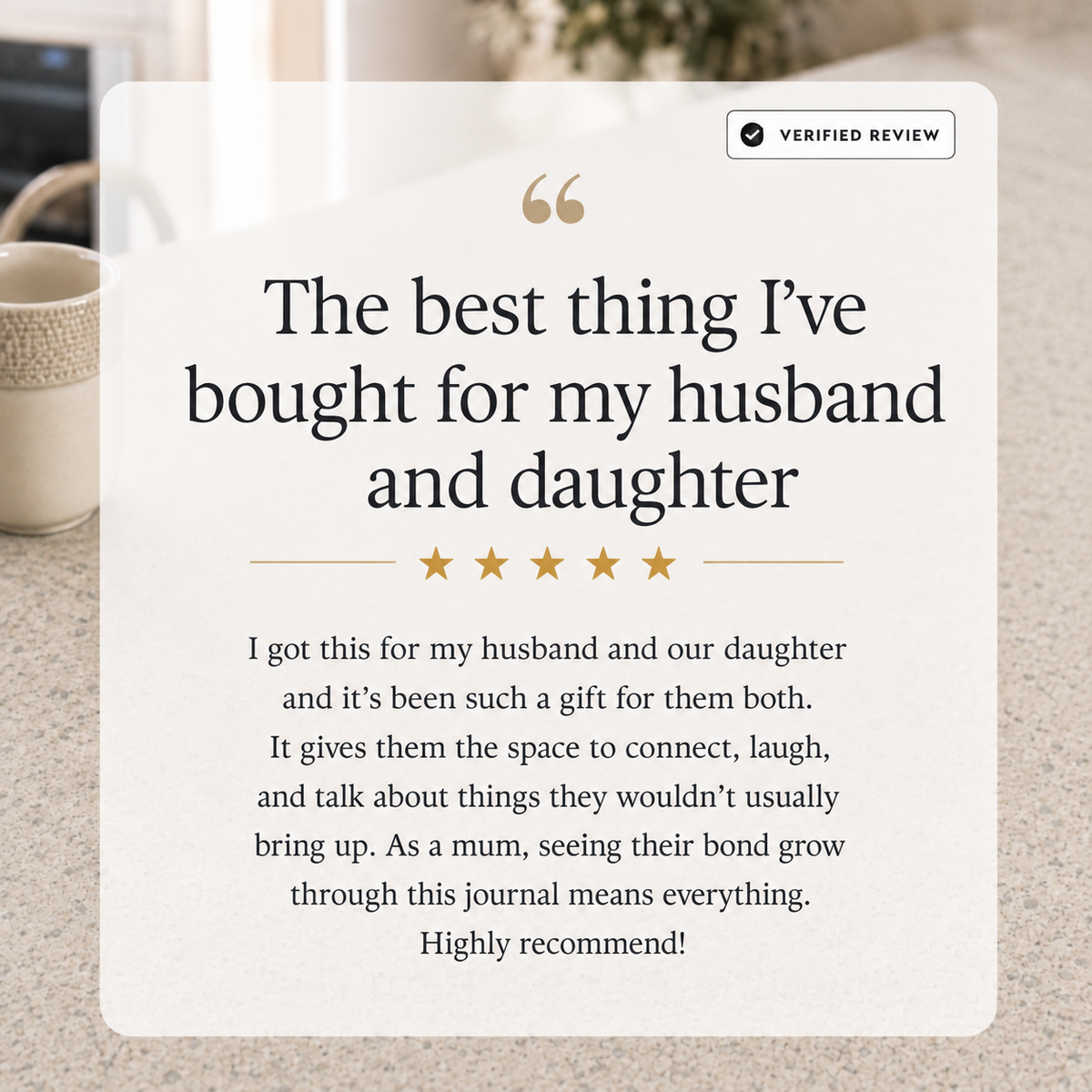 Can We Talk™ Father & Daughter Journal